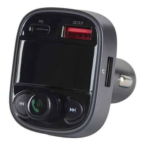 FM модулятор VOIN W-3387 з USB QC3.0, PD 18W, Bluetooth 5.0, вольтметр та Hands-Free для 12-24V Харків - фото 2