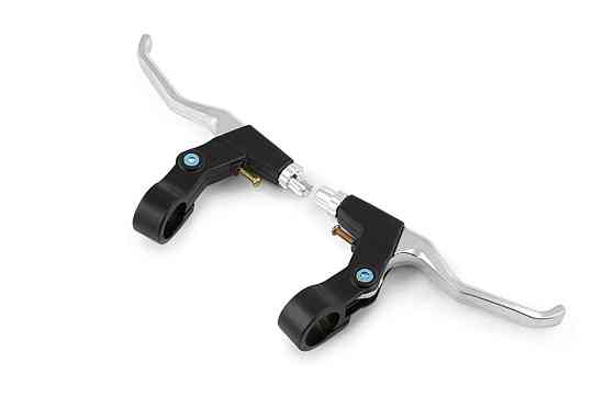 Ручки керма велосипедні (гальмові) (пара, хром) (mod:6) Мукачево