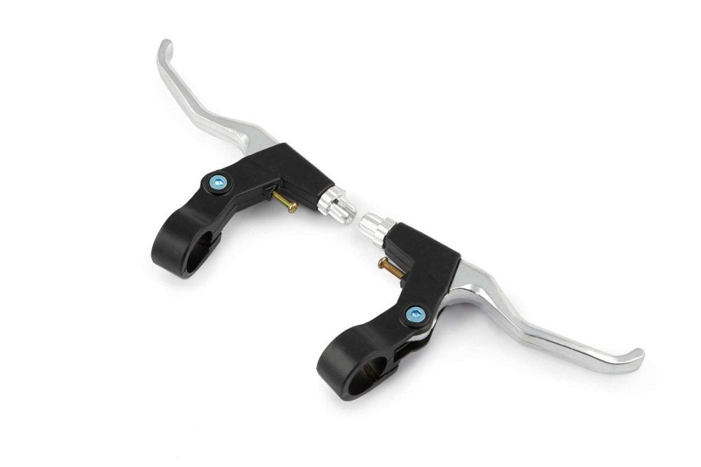 Ручки керма велосипедні (гальмові) (пара, хром) (mod:6) Мукачево - фото 1