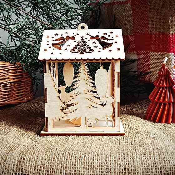 Новорічний подарунок - нічник з LED підсвіткою 14 см Ірпінь