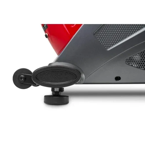 Горизонтальный велотренажер электромагнитный + мат Hop-Sport  070L Helix черно-красный Киев