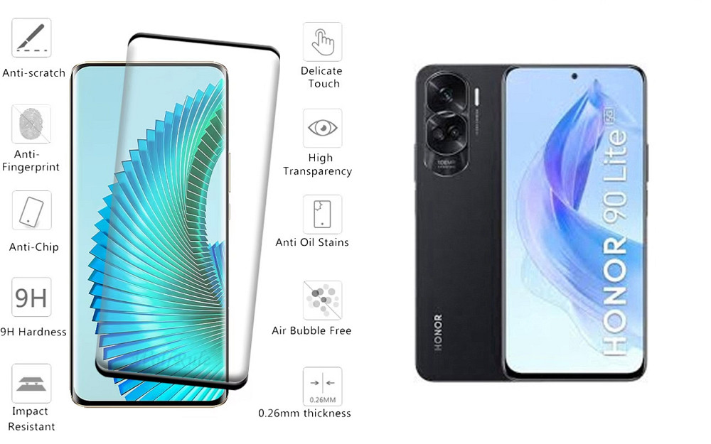 Захисне скло HyperGlass Pro для Honor 90 Lite 5G – максимальна чутливість та захист Київ - фото 2