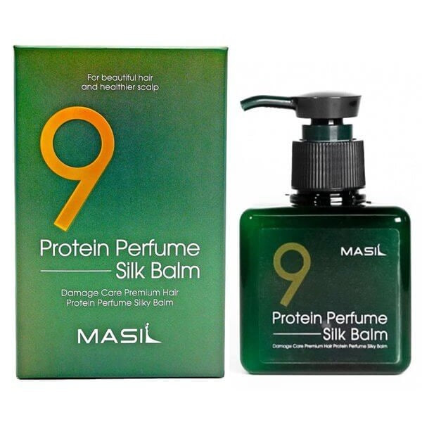 Незмивний парфюмований бальзам для волосся 9 Protein Perfume Silk Balm Masil 180 мл Київ - фото 2