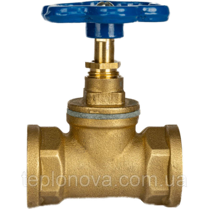 Кран ХВ вентильный прямой латунный 3/4″ВР х 3/4″ВР литейный Б1112А VA Черновцы - изображение 3