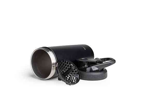 Шейкер спортивний SmartShake металевий Insulated Steel 750ml Black Луцк