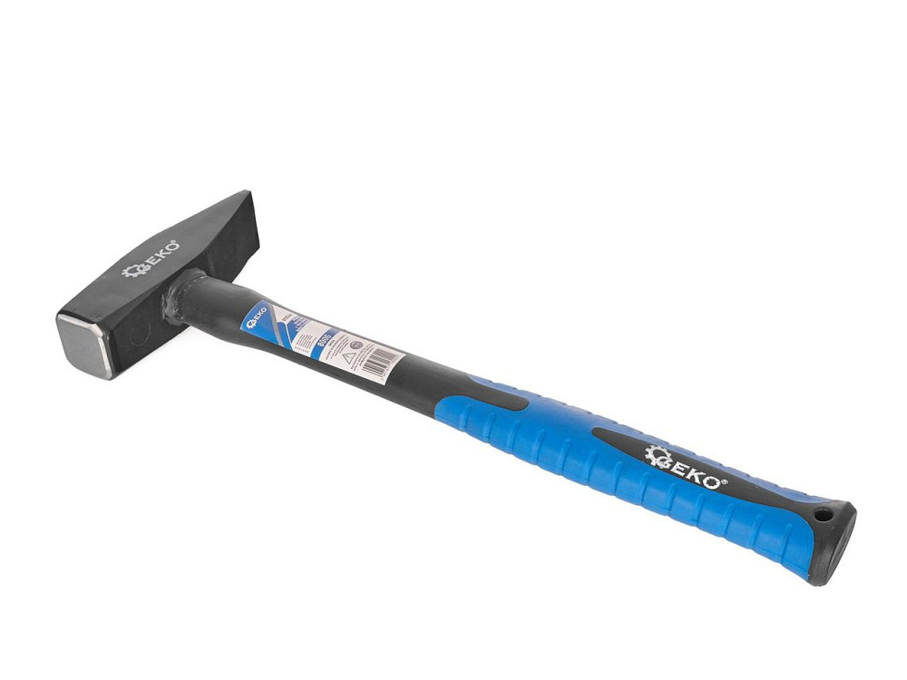 Молоток слюсарний "GeKo"-premium 0,8 кг з ручкою зі скловолокна покритого TPR Київ - фото 4
