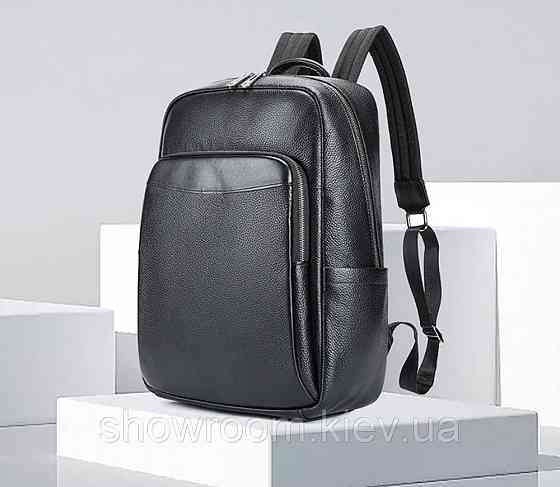 Чоловічий шкіряний зручний рюкзак Leather Collection (8486) Київ