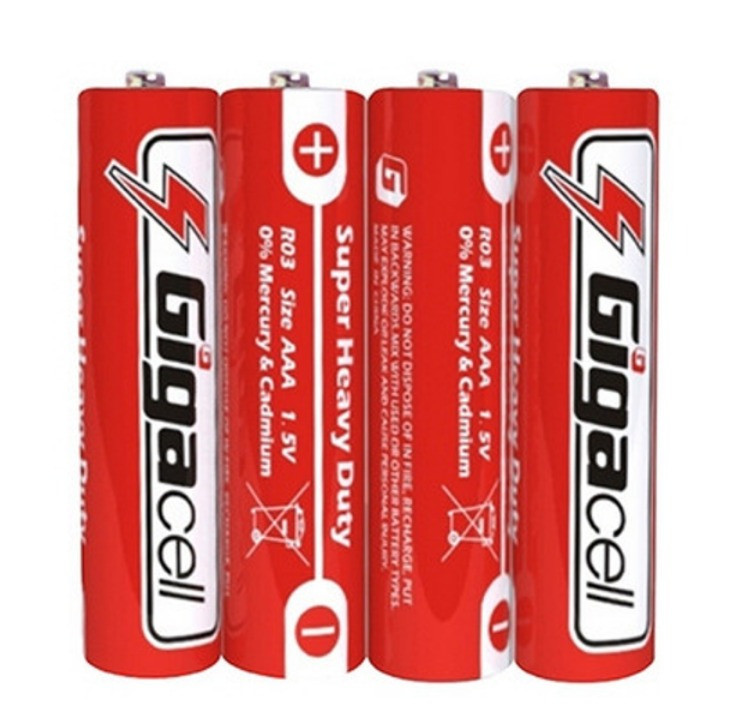 Батарейка Gigacell R03, AAA, техніка, соляна Дніпро - фото 1