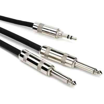 Инсертный кабель RapcoHorizon Y-Cable 3.5mm TRS - TS 1/4" (3m) (YN1-P-10) Винница