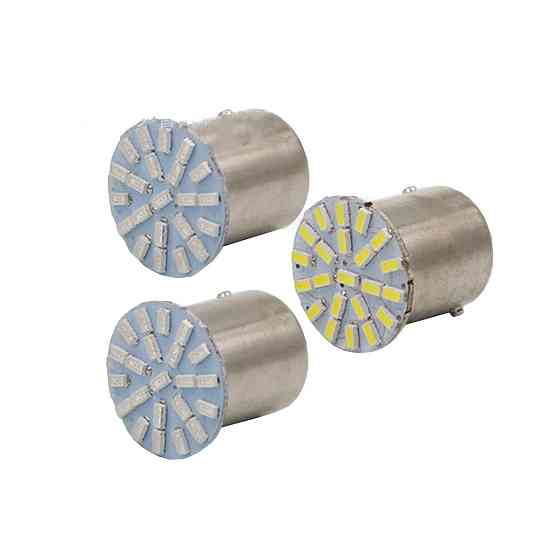 Автолампы LED 1157 красные для стоп-сигналов и поворотов 2шт Киев