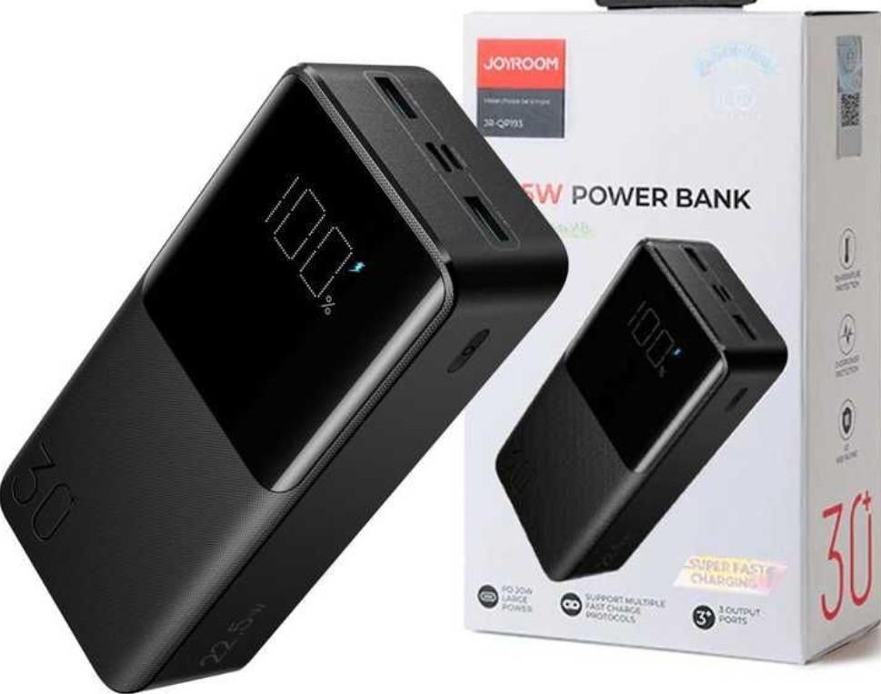Павербанк: Power Bank Joyroom JR-QP193 , 30000mAh. 22.5W. Киев - изображение 1