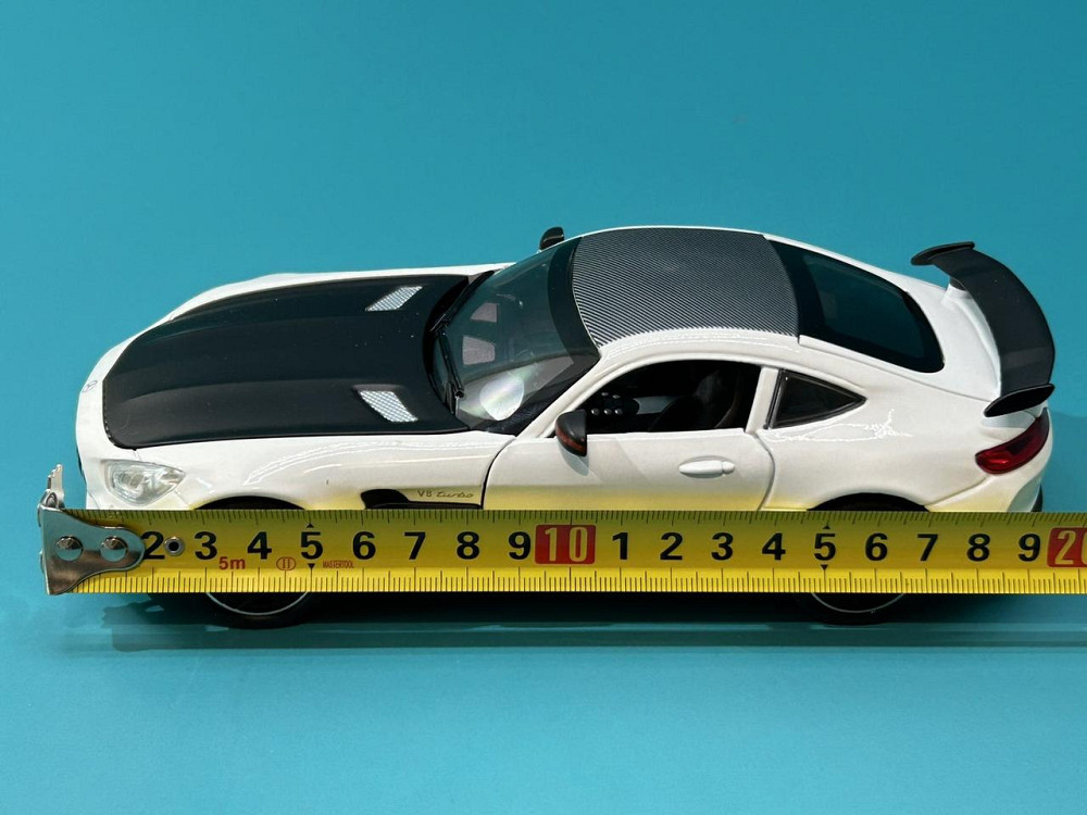 Машина Автосвит Mercedes SL-class инерционная открываются двери капот багажник 20см Черно-белая (AP-1840) Чернигов - изображение 8