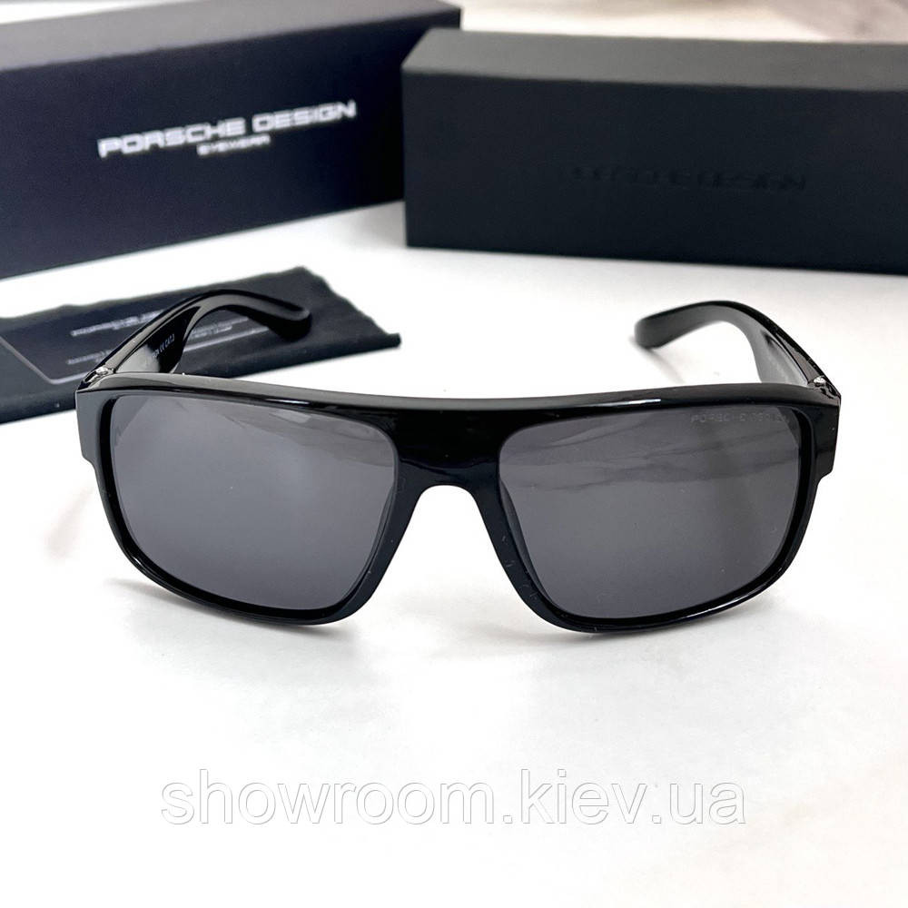 Мужские солнцезащитные очки с поляризацией Porsche Design (1385) Киев - изображение 6