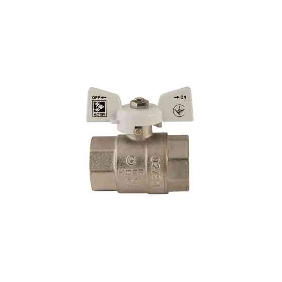 Кран кульовий Koer 1" ГГМ (KR.217.W) білий (KR0180) Київ