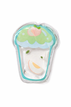 Кишенькова грілка для рук сольова багаторазова у формі десерту персик Київ