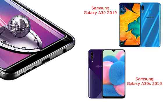 Захисне скло DefenzoGlass для Samsung Galaxy A30 2019, Galaxy A30s 2019 – подвійна міцність Київ