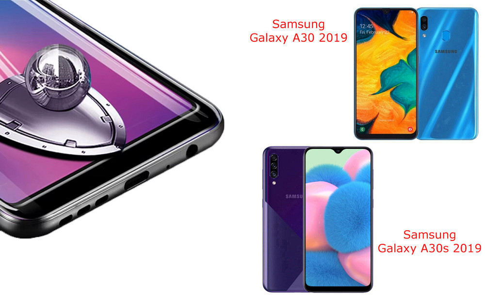 Захисне скло DefenzoGlass для Samsung Galaxy A30 2019, Galaxy A30s 2019 – подвійна міцність Київ - фото 2
