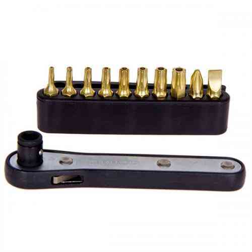 Набір біт 10пр, з трещіткою S-2193 TJG Винница