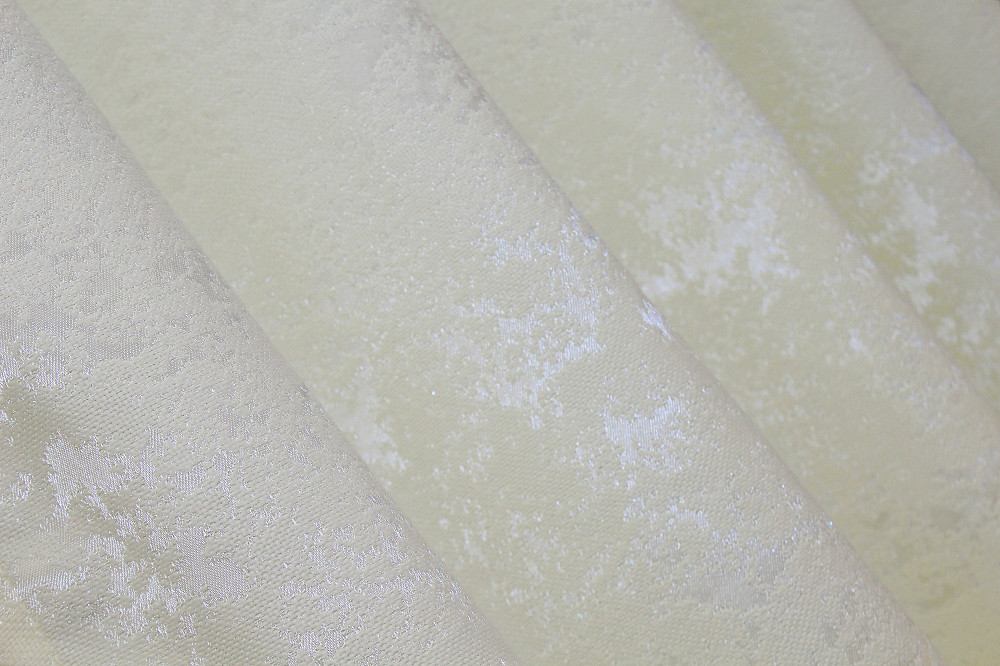 Комплект коротких штор VR-Textil Лен мрамор Pavliani № 1172ш Кремовый 130х170 см 2 шт (35-0068) Киев - изображение 5