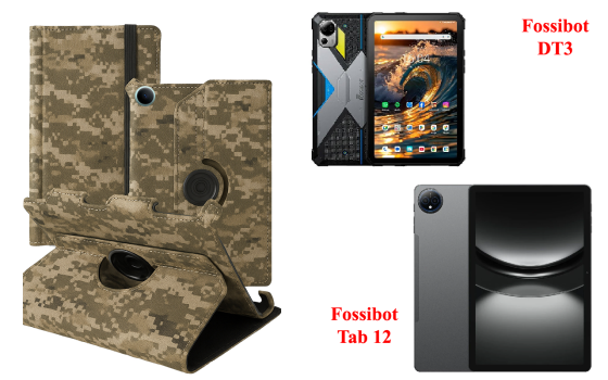 Чехол Spinner360 для планшета Fossibot DT3, Fossibot Tab 12, цвет Xaki Киев