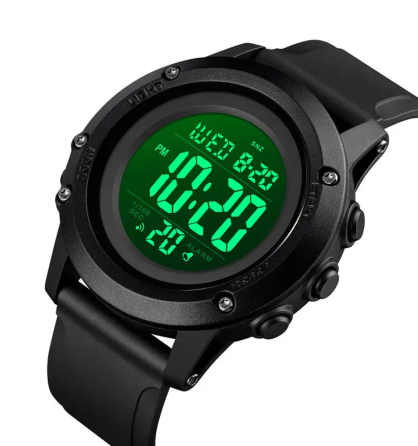 Чоловічий наручний годинник Skmei 1506 Чорний з чорним Київ