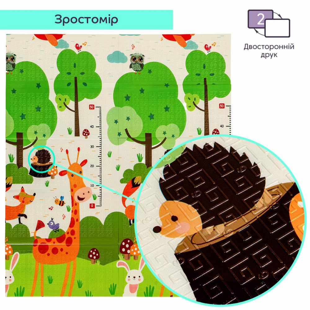 Коврик детский 147см х 177см х 8мм Океан-ростомер (302) SW-00003032 Днепр - изображение 5