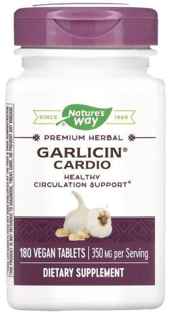 Гарлицин Nature's Way Garlicin Cardio 180 таблеток Киев - изображение 1