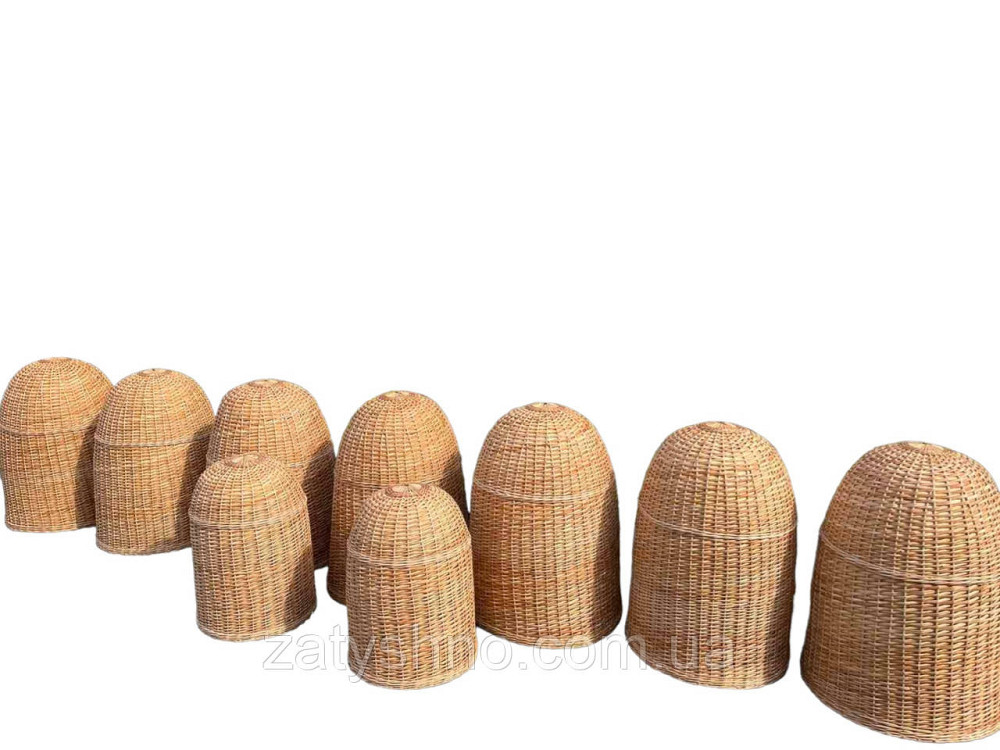 Люстра плетена в колибу чи альтанку люстри плетені з лози  | торшери абажури бра Київ - фото 3