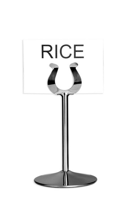 ТРИМАЧ ДЛЯ КАРТИ МЕНЮ НЕРЖАВІЮЧИЙ H 15 СМ СТАНДАРТ (ШТ) 9711 ABA-OPT Одеса - фото 1