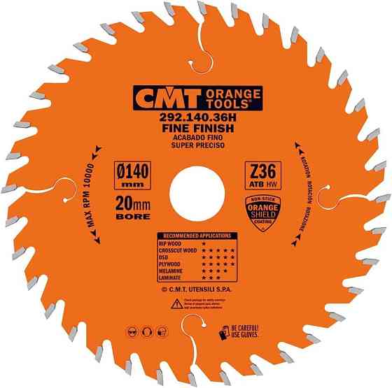 Пильний диск по дереву CMT 140x20x36z K2.4/1.4 (292.140.36H) Одеса