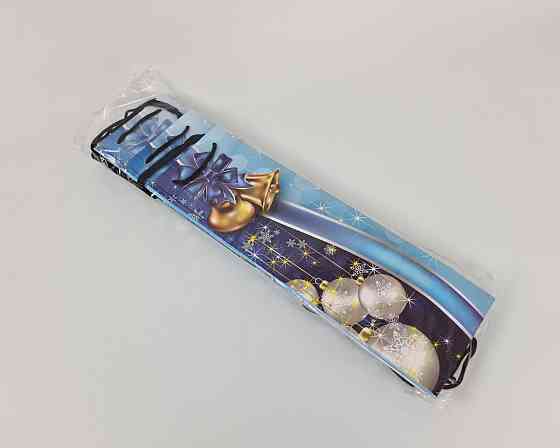 Пакет новогодний  бумажный под  бутылки-007 (12 шт) Харьков