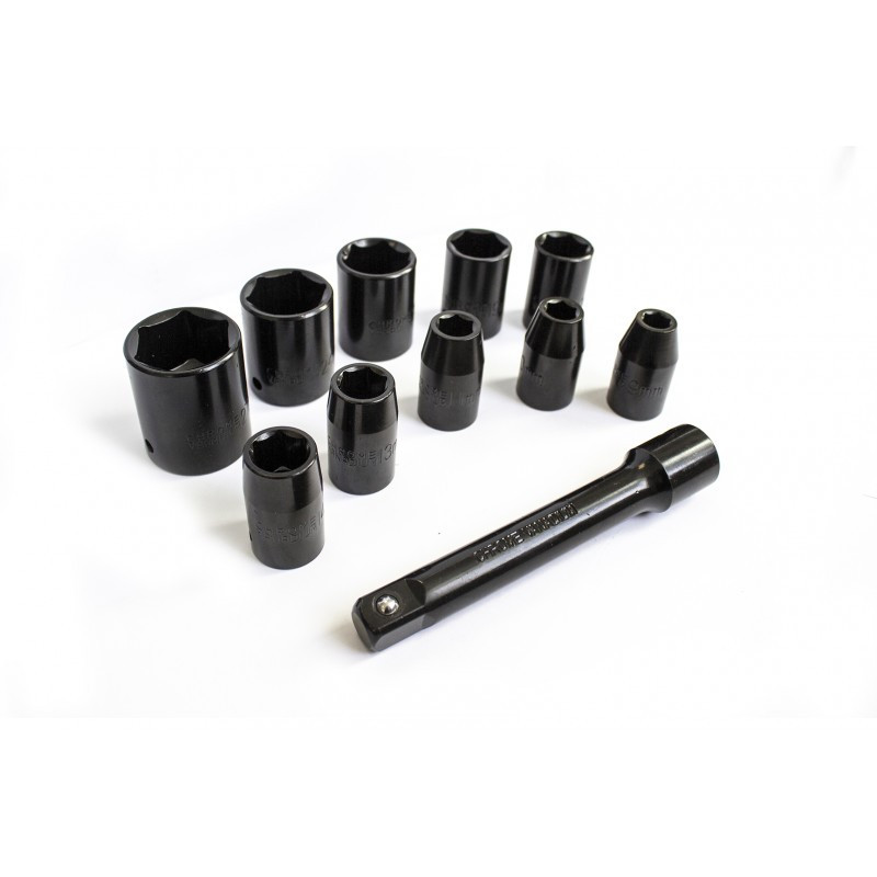 Пневмогайковерт ударный с комплектом ударных головок (12.13.14.15.17.19.22.24) и удлинителем 12 Одесса - изображение 6