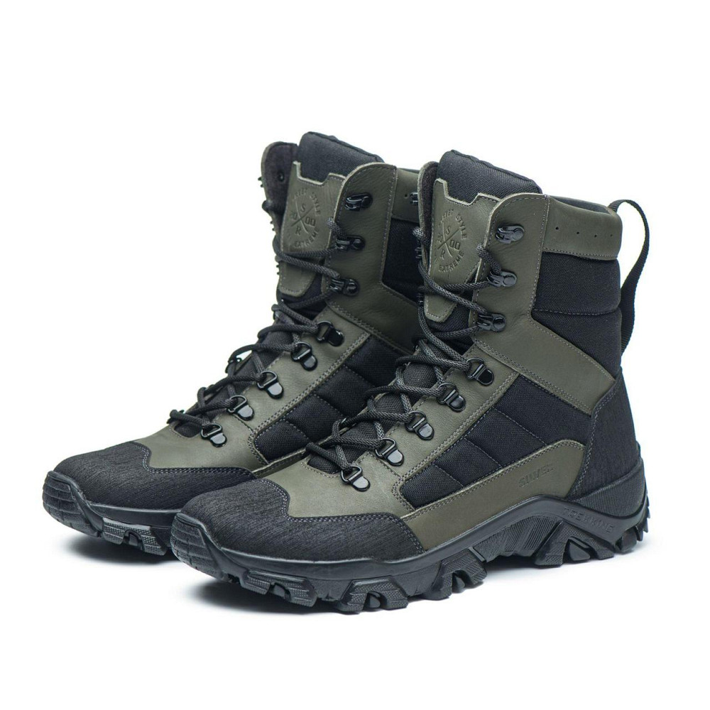 Настоящие зимние мужские тактические ботинки, берцы, влагостойкие, водонепроницаемые, хаки. 45 (30) Харків - фото 1