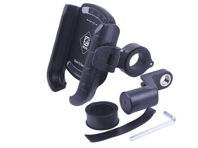 Тримач телефона M8SP чорний, з кріпленням на кермо, Kewiq Мукачево - фото 1