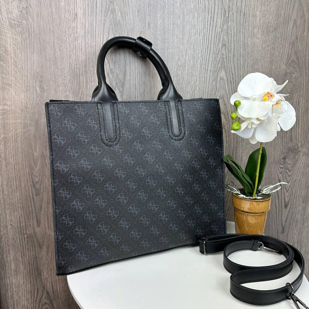 Велика жіноча сумка стиль Гесс на плече, якісна містка сумочка Guess ( 22117 ) Харьков - изображение 2