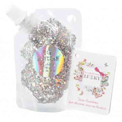 Дитяча косметика Lukky Гель-блискітки для тіла та обличчя Сріблясті 40 мл (T18944) Вінниця