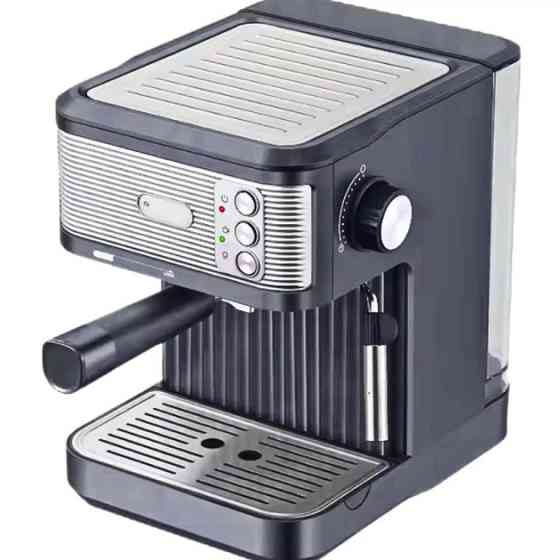 Многофункциональная рожковая кофеварка Crownberg СВ-1569 1200Вт Надежная кофеварка для эспрессо и латтте LC-96 Львов