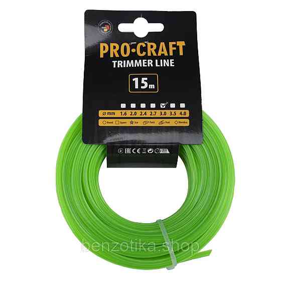 Волосінь зірка Procraft 3мм 15м Киев