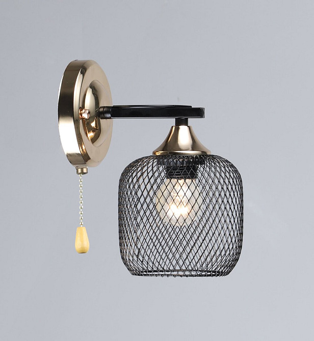 VALESO Настінне бра B K2257/1W BK+FGD Коломия - фото 1