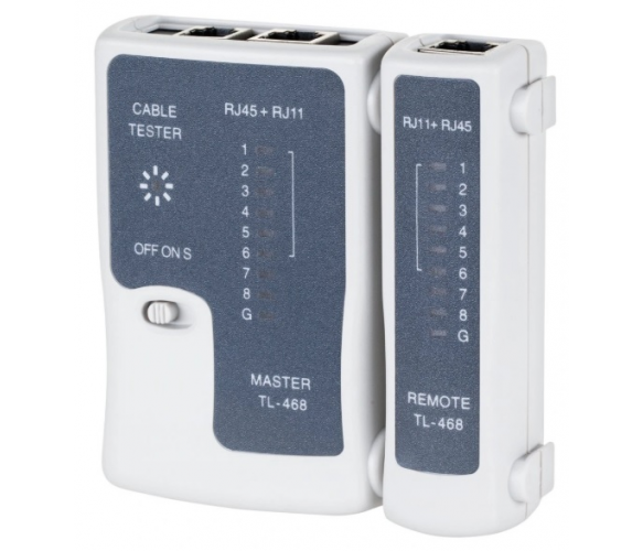 Кабельный тестер Merlion TL-468, RJ-45 Полтава - изображение 1