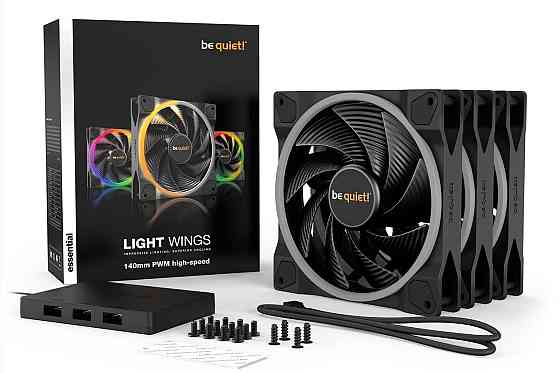Вентилятор be quiet! Light Wings 140mm PWM Triple Pack (BL079) ( 29075 ) Харьков
