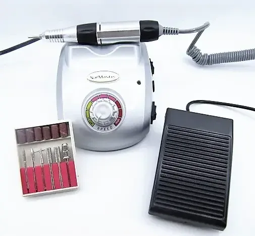 Фрезер для маникюра и педикюра Nail Master (45000 оборотов , 65 вт) серебро Киев - изображение 6