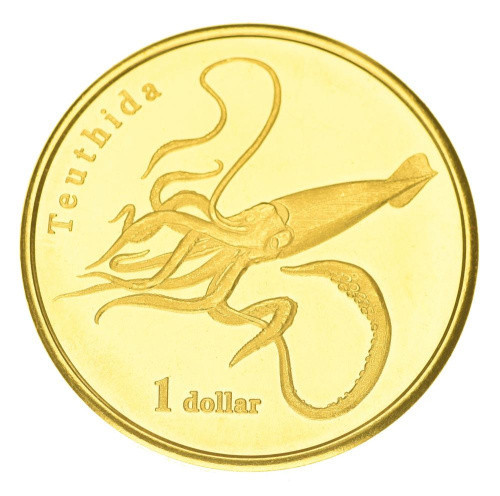 Муреа 1 доллар 2021 UNC Кальмар Полтава - фото 1