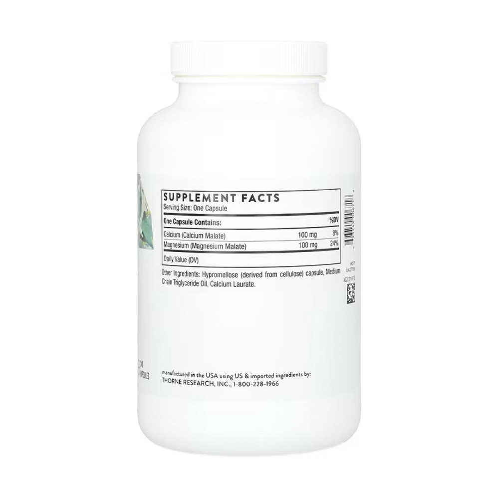 Малат кальцію та магнію Thorne Calcium Magnesium Malate 240 капс Київ - фото 2
