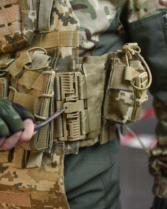 Плитоноска 4 швидкі скидання Cordura піксель НП5128 Одеса - фото 7