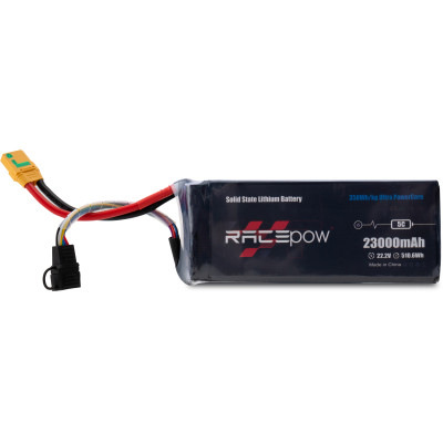 Акумулятор для дрона RacePow 350Wh/kg 23Ah 6S 22.2V 5C XT90S (350WHKG-23Ah-6S-5C) Вінниця - фото 1