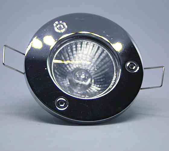 Спот - встраиваемый светильник 1хGU10х50W, хром, L6052 не поворотный Днепр