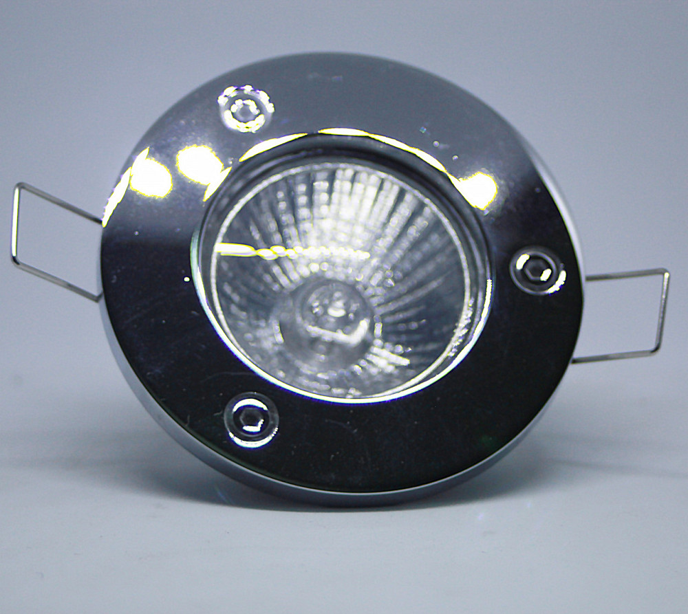 Спот - встраиваемый светильник 1хGU10х50W, хром, L6052 не поворотный Днепр - изображение 2