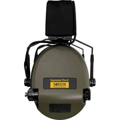 Наушники для стрельбы Sordin Supreme Pro-X SFA зі шкіряним оголівям Green (74502-06-S) Винница