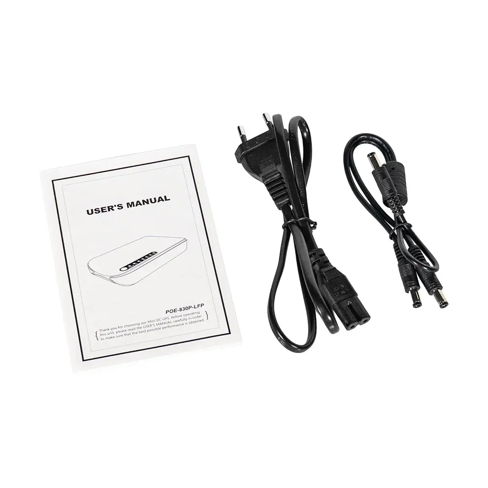 Джерело безперебійного живлення Mini UPS SKE POE-830P-LFP 20000mAh 5V/9V/12V/24V/PoE, LiFePo4 4*5Ah, для роутера та оптичного Киев - изображение 8